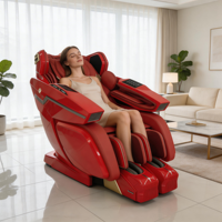 Fauteuil de massage électrique intelligent AI de luxe, pliable, robotisé, 4D, zéro gravité, pour le corps entier, avec chaleur