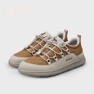 Women's Toe Lace-Up Sporty <b>Sneakers</b> Solid Color <b>Leather</b> Upper EVA Midsole Cushioned Warm Rubber Outsole Spring Casual Shoes - Product Image 4