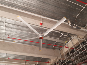 Ventilateur de plafond industriel de grande taille avec un grand volume d'air cubique baume <span class=keywords><strong>Mercier</strong></span> Ventilateur HVLS de 24 pieds pour les fermes de vaches/écuries - Product Image 4