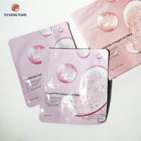 Masque en feuille de collagène rose PDRN de saumon FKY Private Label, masque facial bio-collagène personnalisé, raffermissant et hydratant pour la nuit