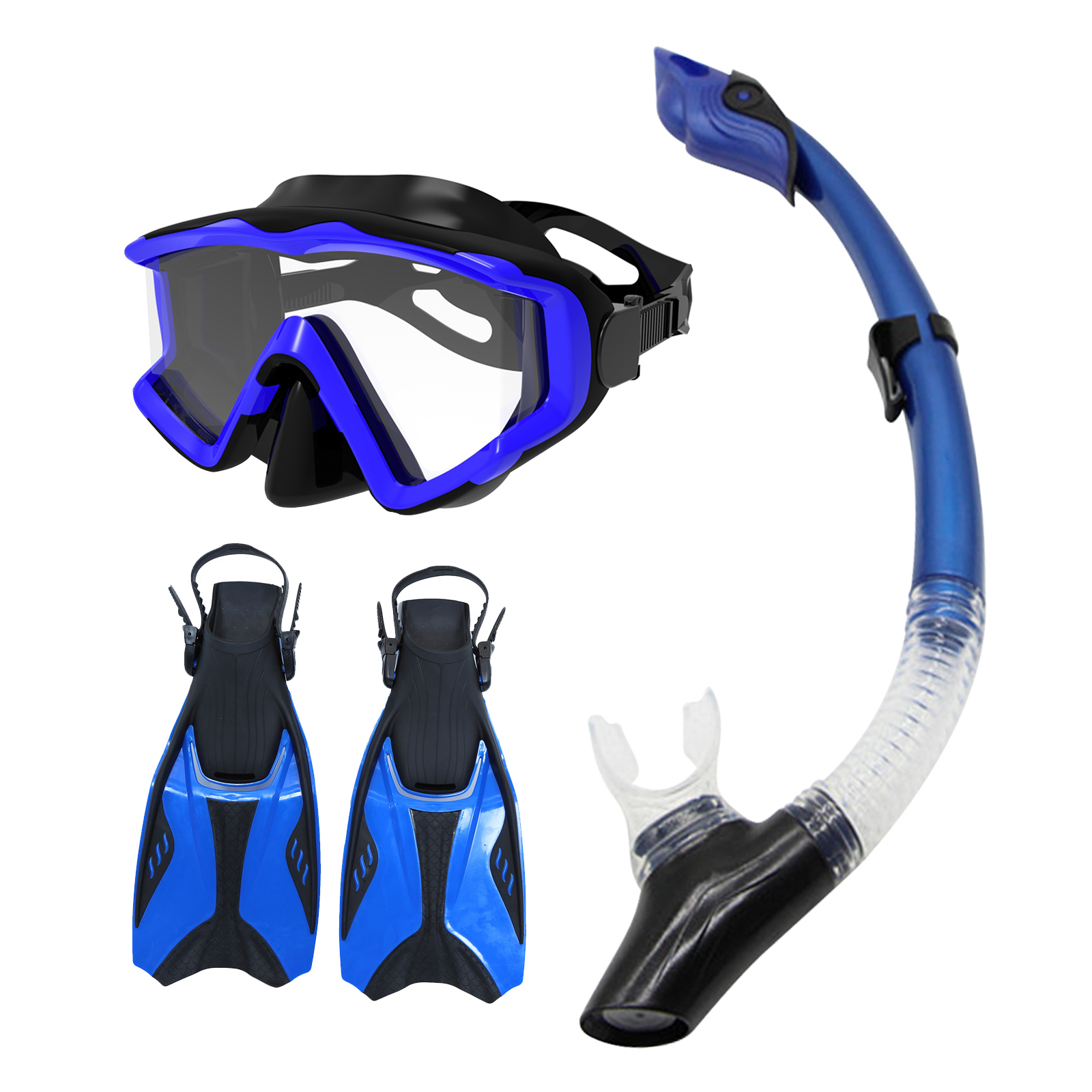 Azul y negro