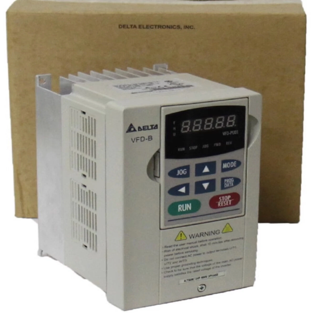 New and Original Stock in Warehouse Variable Frequency Drives VFD-B Series VFD110B23A 11kw/220v PLC