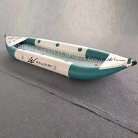 Kayaks de bateaux à rames en PVC les plus populaires ont personnalisé le bateau de pêche gonflable de 3M 4M avec beaucoup de stabilité