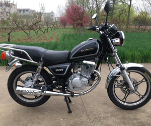 Scooter Vintage <span class=keywords><strong>Suzuki</strong></span> Piccolo Principe GN125 Haojue HJ con Motore a 4 Tempi Bicilindrico, Moto da Strada per Uomo da <span class=keywords><strong>Cross</strong></span> - Product Image 1
