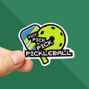 Aimant de pickleball, Aimant de réfrigérateur en vinyle pour les amateurs de pickleball, Accessoires de pickleball pour pickleballistes - Product Image 1