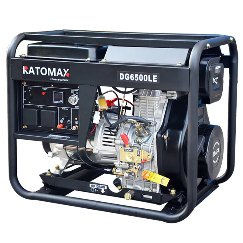 KATOMAX Hatz portatile Diesel Generatore di 5KVA-brand NEW on line per la casa o uso industriale