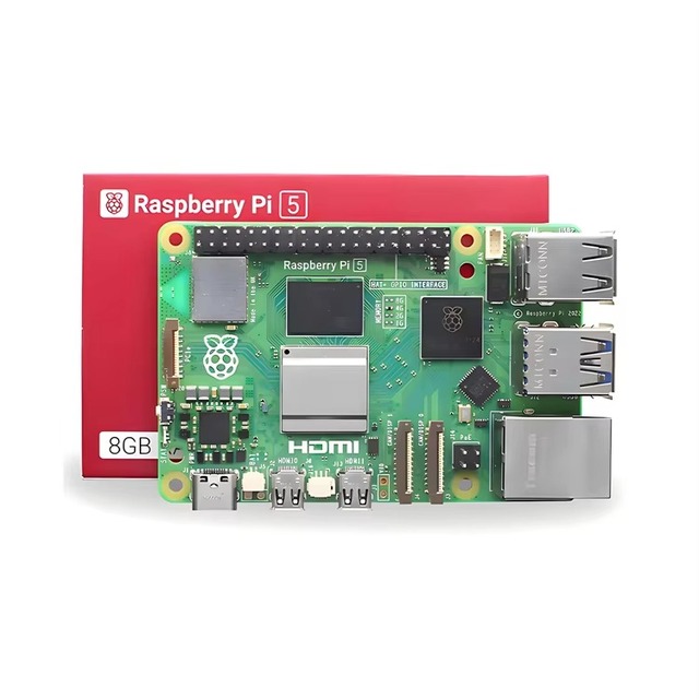 Original in Stock Raspberry Pi 5 Model 4GB 8GB 16GB RAM BCM2712 Linux Computer Raspberry Pi 5 Development Board AI Kit