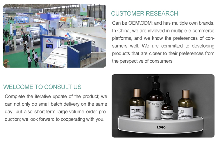 Wall Mounted Shower Shelf Rack Plastic Corner Storage Rack Bathroom Shelves