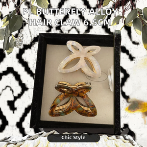 JIRIS <span class=keywords><strong>PL</strong></span> НОВАЯ Женская модная заколка для волос высокого класса 6,5 см Ацетатный Сплав Зажим-бабочка милые свадебные аксессуары для волос - Product Image 3