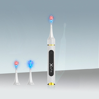 Brosse à dents sonique intelligente MEANSMILE avec poils en bambou certifiée CE/FCC pour les soins bucco-dentaires quotidiens, directement de l'usine