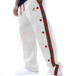 Pantalones de chándal para hombre con logotipo personalizado, ropa deportiva informal ligera con cordón para uso en exteriores, patrón recto, tamaño personalizado - Product Image 1