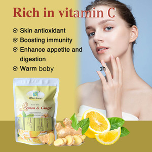 Winstown Private label Vitamin <b>C</b>-Rich Ginger Lemon Honey Tea With Sachets Instant Drink For Boost Immunity Health Benefits Tea - Product Image 2