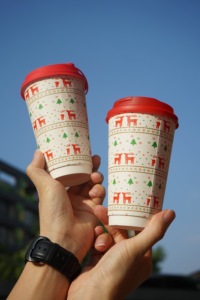 Bán buôn đôi tường Giấy ly cà phê 16oz với nắp đậy-chịu nhiệt dùng một lần biểu tượng tùy chỉnh phân hủy sinh học cho quán cà phê Takeaway - Product Image 2