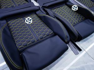 Asiento de carreras deportivo de lujo para coche, cubierta de cuero con Panel de fibra de carbono personalizado, actualización de cubo, asientos RS para <span class=keywords><strong>Audi</strong></span> <span class=keywords><strong>A3</strong></span> A4 A5 A6 A7 Q3 Q5 - Product Image 3