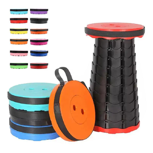 Taburete Plegable Reforzado, Resistente, Portátil, 400lbs, para Camping, Pesca, Senderismo, Gimnasio, Escuela, Jardín, Taller - Product Image 1