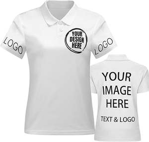 Prix bas, design personnalisé, 100% polyester, vêtements de sport à séchage rapide, t-shirts, polos de golf pour femmes - Product Image 3