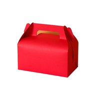 Boîtes à gâteaux de finition mate en gros avec fenêtres en PVC de différentes tailles pour les desserts, les gâteaux, l'emballage des tartes aux œufs