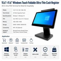 Sistema POS Android RUINAI RN-A9 con Intel I3/i5, Pantalla Táctil Capacitiva, Wi-Fi 6, Todo en Uno para Comercio Minorista