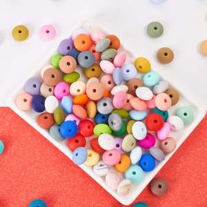 Juego de cuentas personalizables <span class=keywords><strong>para</strong></span> niños, conjunto de collar, pulseras, joyería, cuentas masticables suaves y coloridas, productos únicos <span class=keywords><strong>para</strong></span> vender en línea, <span class=keywords><strong>2023</strong></span> - Product Image 3