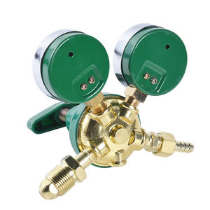 Regulador de Gas Yamayo YQY-08 con Diafragma de Latón, Manómetro G5/8, Rosca Interna de 8mm para Oxígeno, Acetileno y Propano - Product Image 1