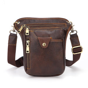 <span class=keywords><strong>Marsupio</strong></span> da Moto in Vera <span class=keywords><strong>Pelle</strong></span> di Alta Qualità, Borsa da Gamba per Uomo e Donna - Product Image 5