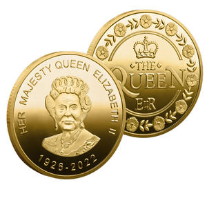 Pièce commémorative en métal de la reine Élisabeth II, 1926-2022, souvenir à thème commémoratif, gravée recto-verso - Product Image 4