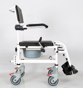 2025 년 신상품 화장실 휠체어 높이 조절이 가능한 고급스러운 품질 욕실 휠체어 - Product Image 3