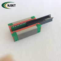 Bloc de pièces de machine CNC de précision en acier chromé HIWIN P5, rail de glissière linéaire HGW25CC