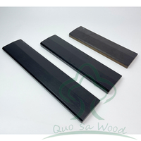 Haute qualité en bois noir Long ergonomique clavier personnalisé repose-poignet clavier repose-poignets en bois