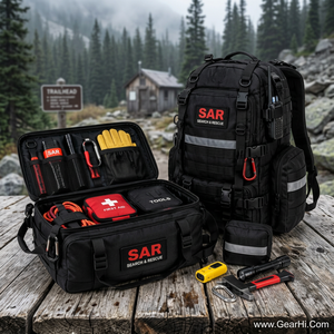 Sac à dos robuste en nylon Cordura 1000D pour équipement SAR, adapté aux opérations de recherche et de sauvetage en milieu sauvage, urbain et en cas de catastrophe - Product Image 3