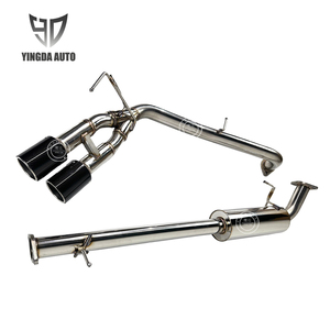 Mèo trở lại hệ thống ống xả cho HKS Ford Ranger T9 2022 + Side Carbon kép đuôi tip Muffler ống xả hiệu suất hệ thống ống xả - Product Image 2