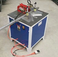 Machine à découper les coins de cadres photo à 45 degrés, machine à poncer les cadres de fenêtres et de portes en aluminium/alliage d'aluminium, garantie 4 ans
