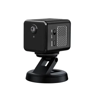 H101 360 Rotation Mini Caméra wifi pour Sécurité Domestique Ultra HD 1080P WIFI Caméra IP à Distance sans Fil avec Vision Nocturne sans Lumière