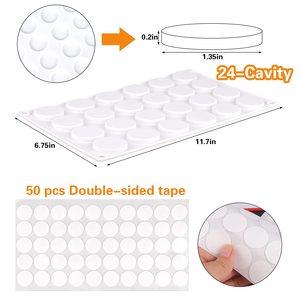 Silicone Mat/Pad Cho Con Dấu Sáp 24-Khoang Sáp Niêm Phong Mat Với Removable Dính Dots Khuôn Sáp Con Dấu - Product Image 3