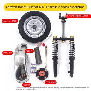 Tricycle électrique amortisseur Wukong tourisme passager <span class=keywords><strong>boxcar</strong></span> fermé hydraulique avant fourche amortisseur - Product Image 6