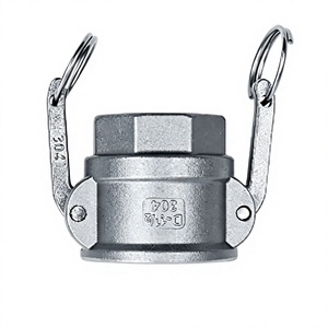 Acoplamiento rápido de acero inoxidable 304, tipo D, con palanca de accionamiento, conexión rápida para manguera, rosca interna - Product Image 1