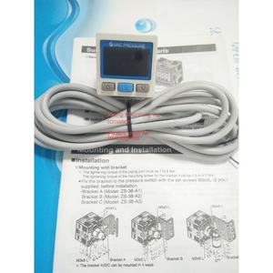 SMC Orijinal Dijital Göstergeli Basınç Göstergesi ve Kontrol Anahtarı ZSE30AF-01-N-L (L Kemer Hattı) 3 Ay Garantili Balonlu Poşet Ambalaj - Product Image 5
