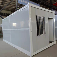 NOUVEAU DESIGN MAISON PRÉFABRIQUÉE MOBILE DE 20 PI (CONTENEUR PLIABLE) – BUREAU PLIANT À LIVRAISON ÉCONOMIQUE – MAISONS CONTENEURS PLIANTS