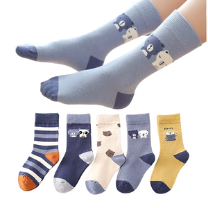 جوارب محبوكة رائعة للفتيان بتصميم أنبوب بسيط للبيع بالجملة جوارب كرة قدم مخلل للأطفال الصغار - Product Image 1