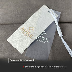 Nhãn Hiệu Tùy Chỉnh Logo Giấy Pvc Jeans Giày Giấy Hangtags Quần Áo Tùy Chỉnh Sản Phẩm Giấy Treo Thẻ - Product Image 2