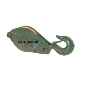 Wire Rope Pulley Block Heavy Duty Snatch Block with Hook for Lifting Rigging <b>Material</b> <b>Handling</b> Construction - Product Image 1