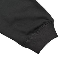 Sweat à capuche homme streetwear personnalisé de haute qualité, coupe ajustée, 100% coton, avec strass, imprimé vintage et broderie, coupé-cousu - Product Image 4