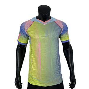 Hombres <span class=keywords><strong>Jugador</strong></span> Versión Uniformes De Fútbol <span class=keywords><strong>España</strong></span> FC Camisetas De Fútbol Sublimación <span class=keywords><strong>Camiseta</strong></span> De Fútbol - Product Image 5