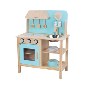 Simulation personnalisée éducatifs pour enfants gros bébé rose jeu de simulation cuisine kitchenette jouets de cuisine en bois - Product Image 5