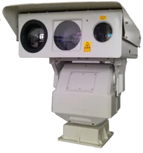 Неохлаждаемая IP сетевая тепловизионная камера с мультидатчиком для мониторинга морской реки при плохой погоде