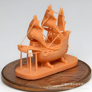 Modelo de Barco Pirata Impreso en 3D, Material ABS, Alta Definición, Para Decoración - Product Image 1