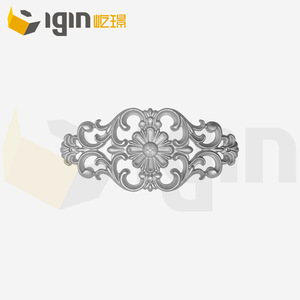 Centro de Flor Decorativo de Aluminio para Puerta, Valla, Jardín, Villa, Estilo Europeo, Material 6063T5, Fácil Instalación - Product Image 3