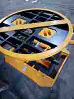 Venta caliente Pallet Lift Spring Positioner Scissor Lift Plataforma de nivelación accionada Plataforma giratoria de mesa giratoria