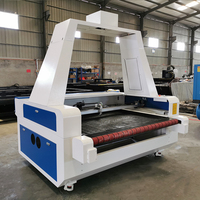 Machine de découpe laser CO2 à alimentation automatique pour tissu textile à la maison avec caméra ccd