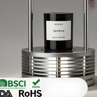 Lampe de table aromathérapeutique industrielle en acier inoxydable, diffuseur de parfum, lumière LED, base E27 pour la décoration de la chambre
